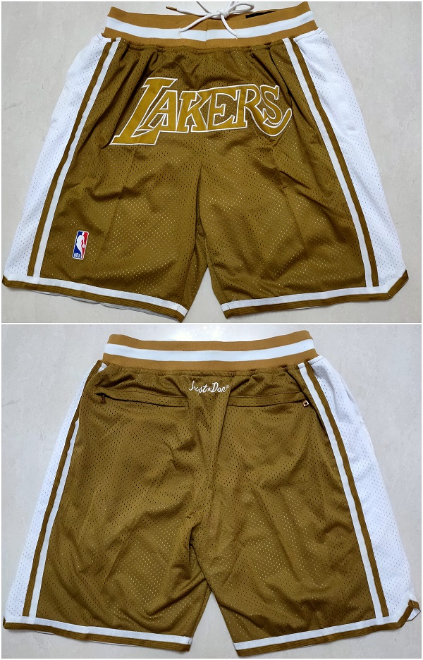 Men's Los Angeles Lakers Tawny Shorts (Run Small) Men's Los Angeles Lakers Tawny Shorts (Run Small)